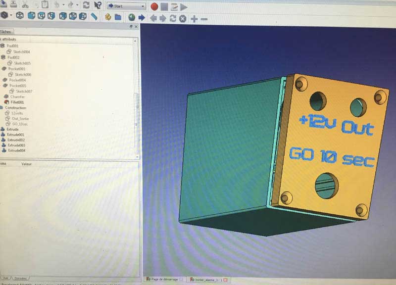 Alarme avec carte HW622