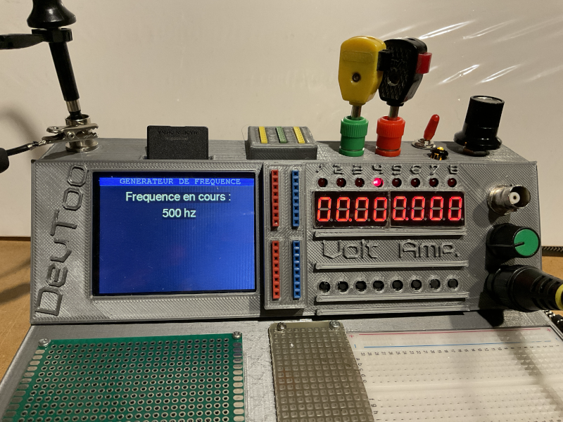 DevToo test genertateur de fréquence.