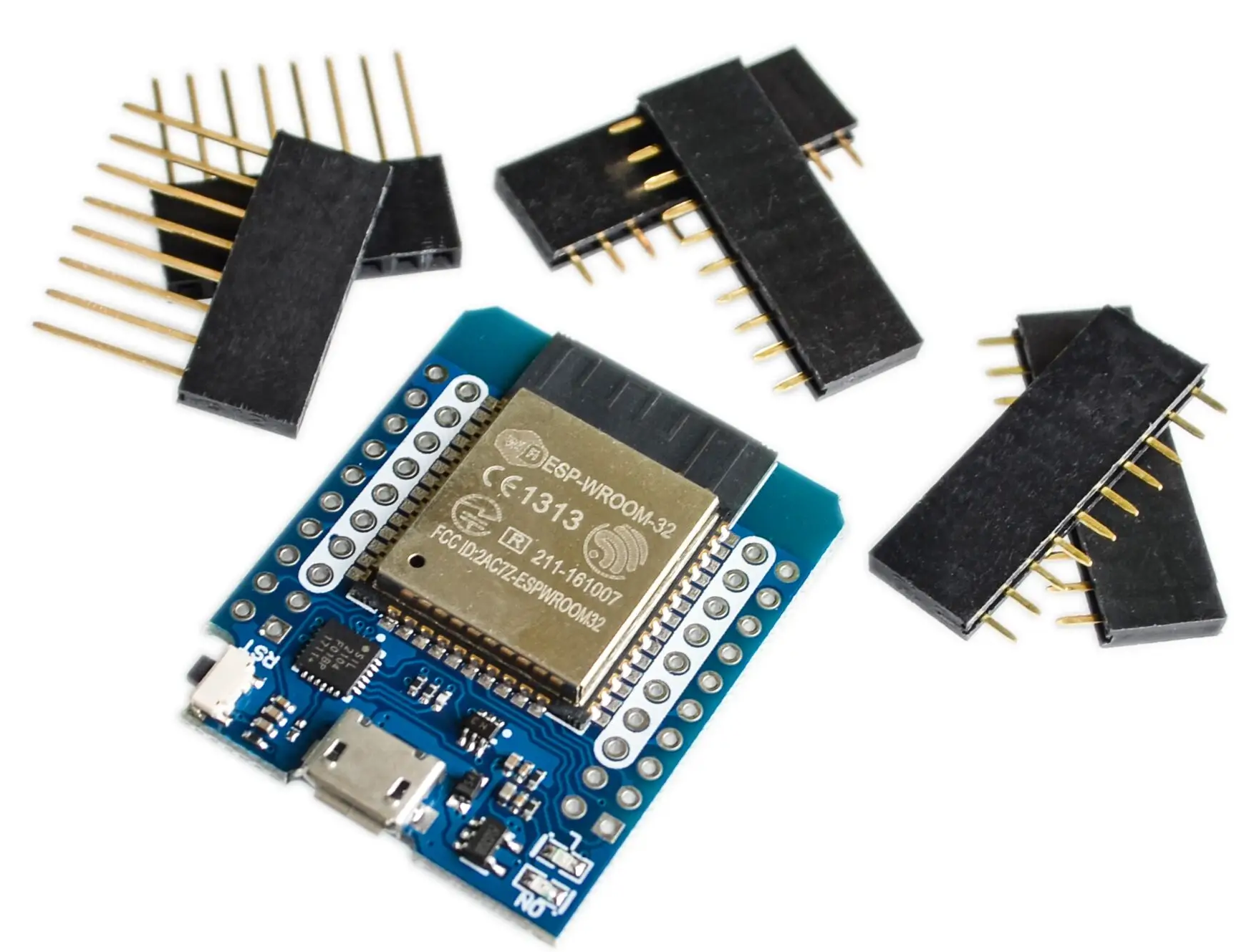 DevToo Wemos esp32 mini. vue dessus
