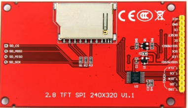 DevToo écran tactile ILI9341 carte SD.