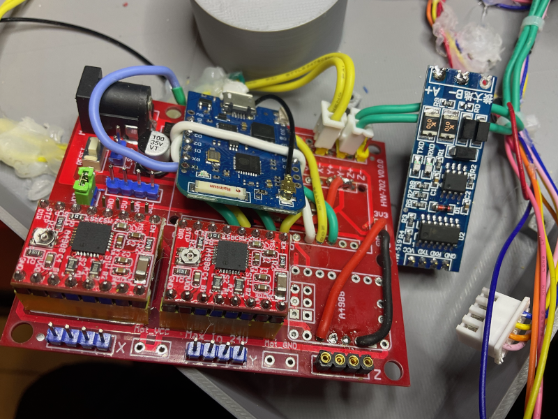 Pelco camera platine câblage sur pcb CNC Arduino