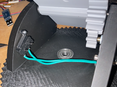 Pelco moteur 28BYJ fin de course vertical