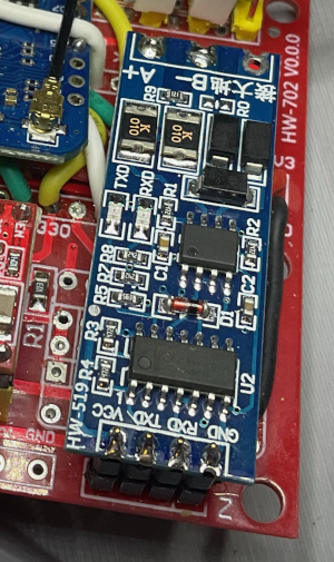 Pelco camera interface TTL 485