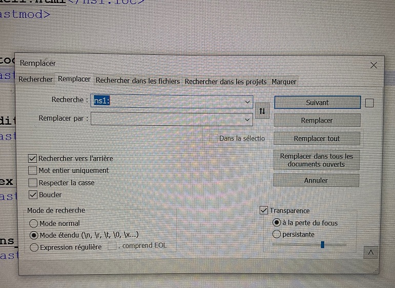 fichier sitemap.xml sous notepad