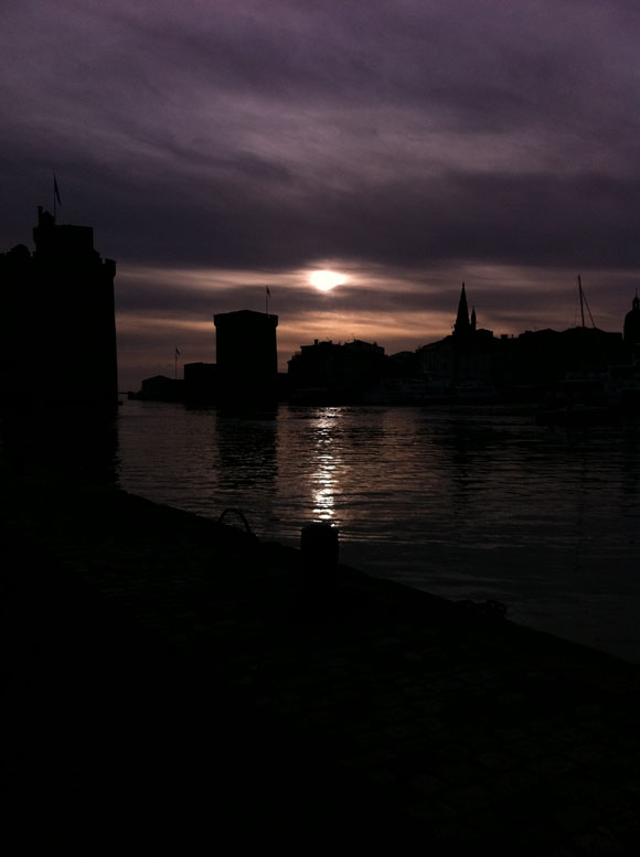 Couch de soleil sur vieux port