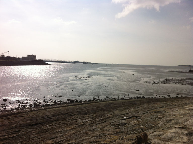 Le chenal d'entre au port