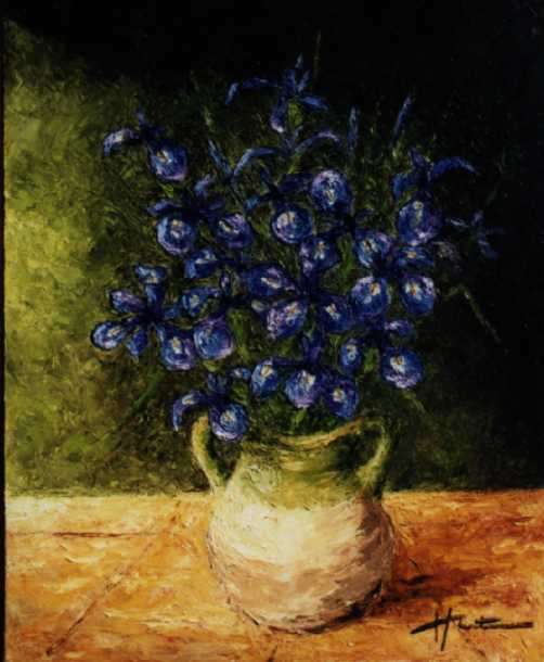 peinture huile henri bertrou