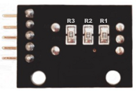 Encodeur rotatif 3 resistances en plaquette