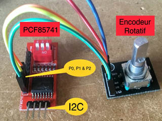 Encodeur rotatif sur I2C