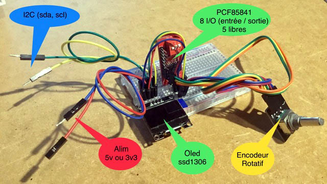 Librairie Arduino menu et saisie sur oled i2c ssd1306