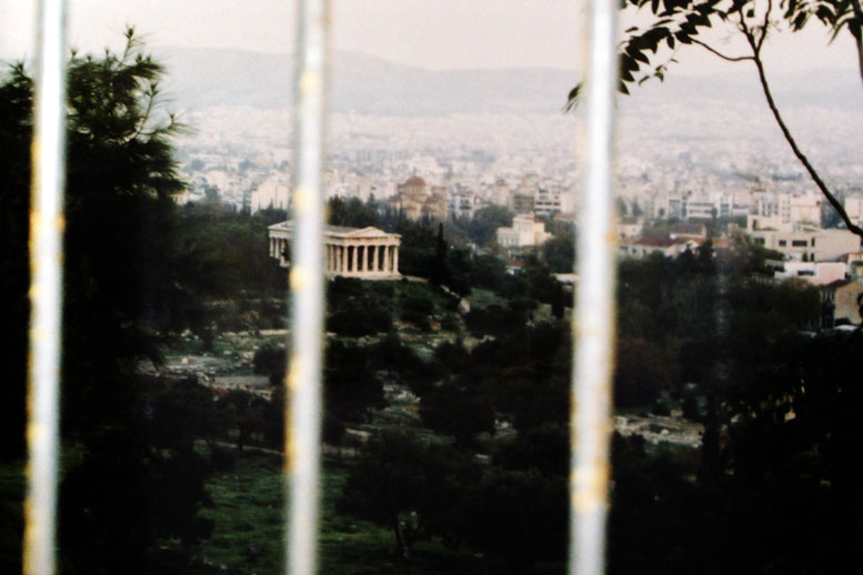 Acropole Athenes vue de loin