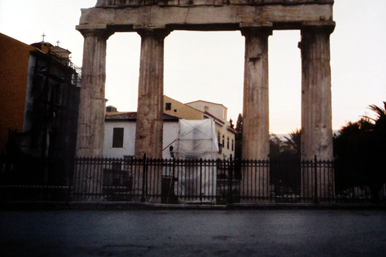 Acropole Athenes des colonnes