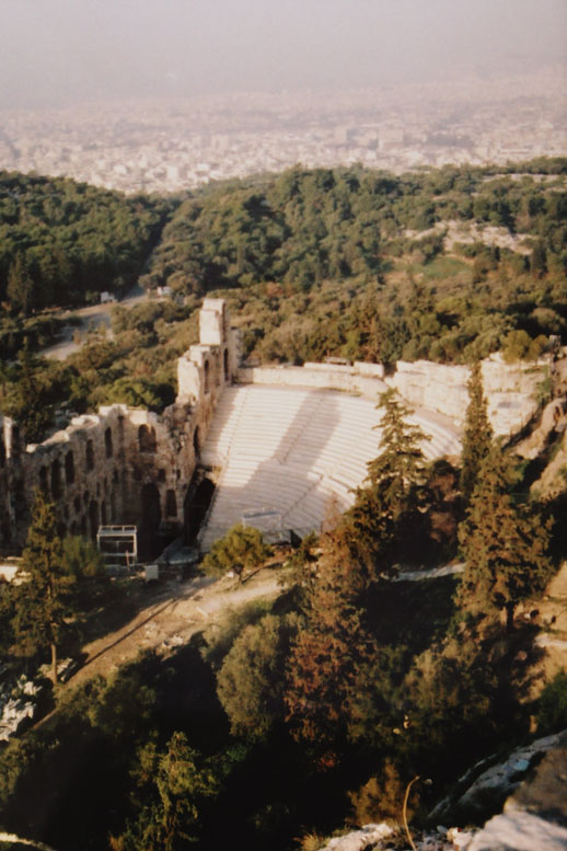 Paysage de Grece Amphithtre