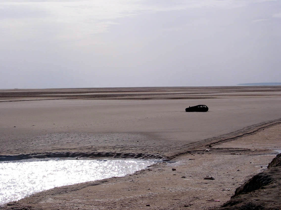 Lac de sel soleil