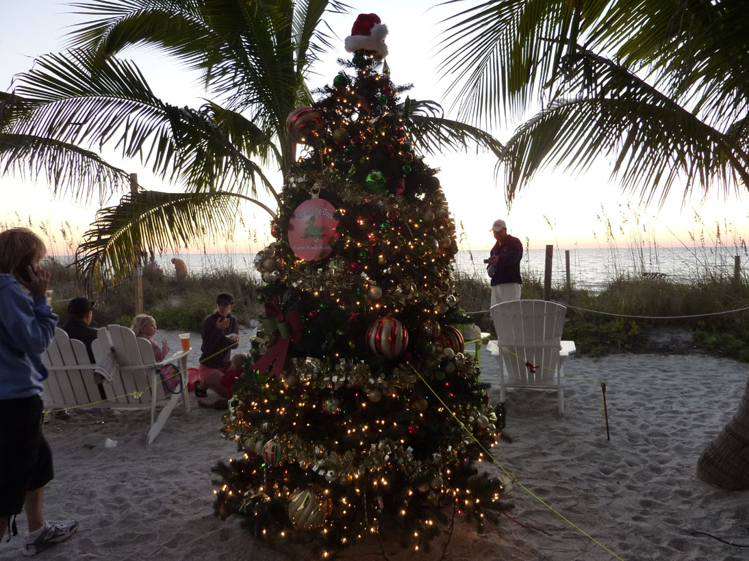 Golf du mexique sur la plage pour noel